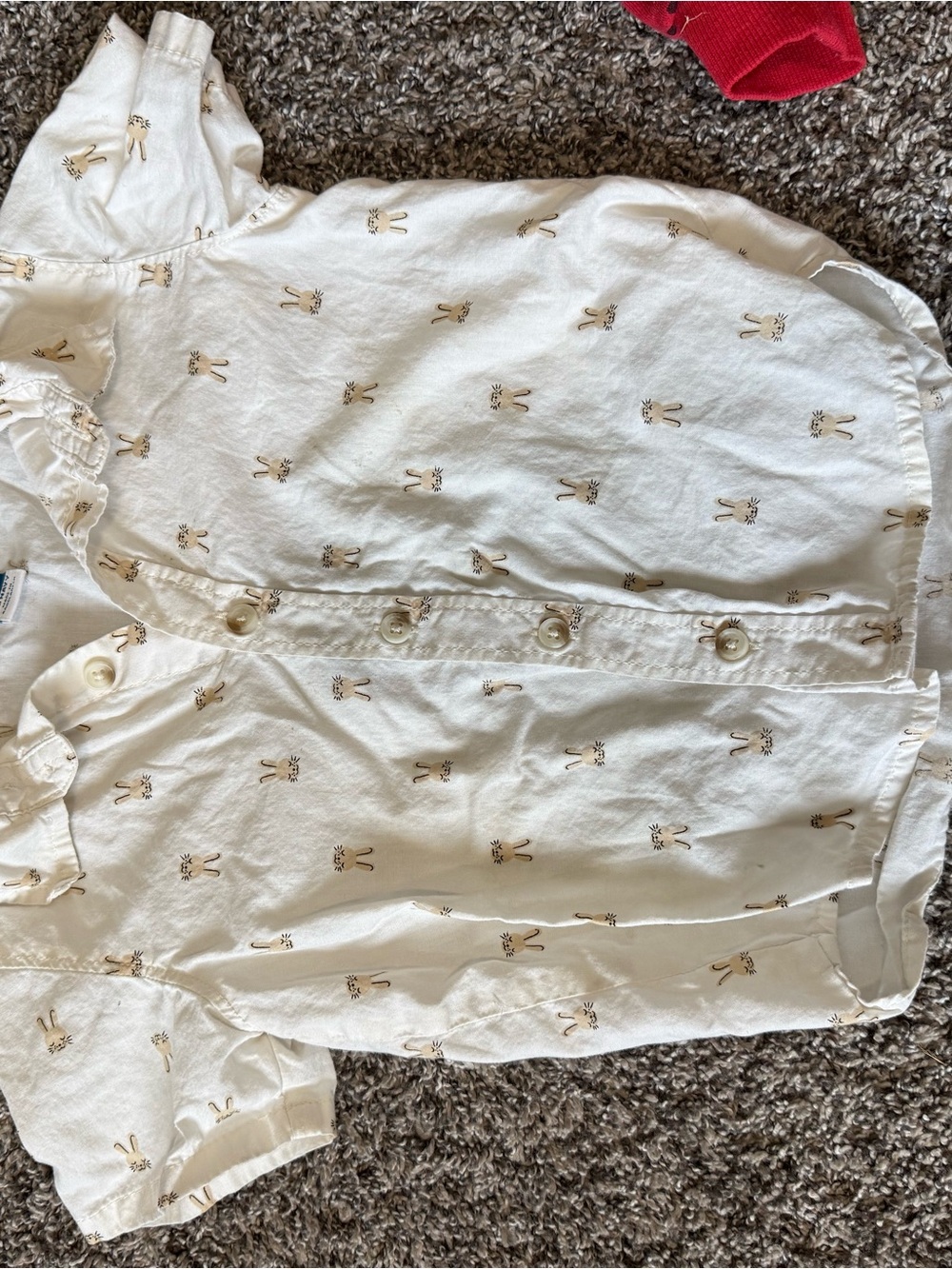 Old Navy 3T Easter Bunny Button Up Shirt